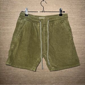 VSTR Premium green 8 in corduroy shorts size large